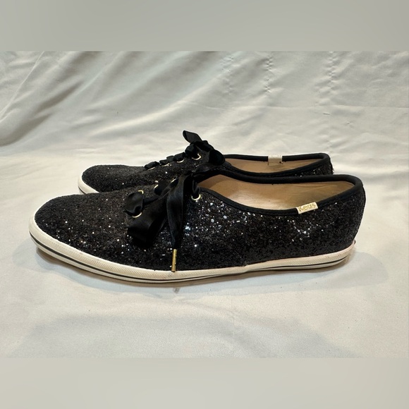 Keds Shoes - Keds x Kate Spade New York Women’s Glitter Sneakers in Black